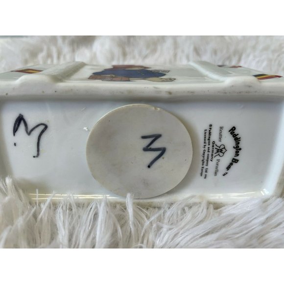 Paddington Bear Suitcase Traveller Coin Bank Reutter Porzellan Germany 1998 - Picture 4 of 4